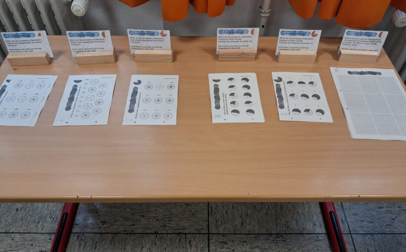 Einfache Brüche an Stationen