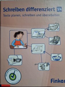 Titelbild Ordner Kopiervorlagen Schreiben differenziert 3/4