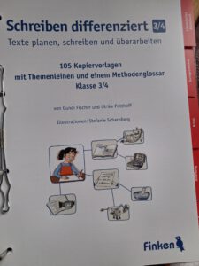 Titelbild innen Ordner Kopiervorlagen Schreiben differenziert 3/4
